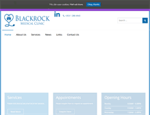 Tablet Screenshot of blackrockmedicalclinic.ie